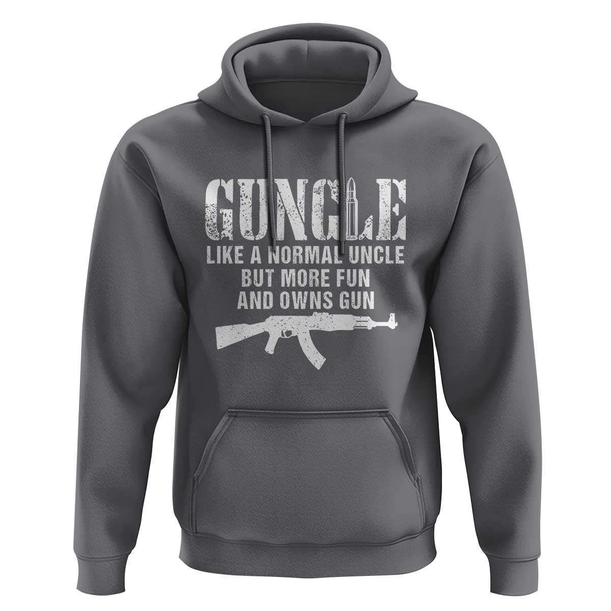 Funny Uncle Hoodie Guncle Like A Normal Uncle But More Fun - Wonder Print Shop