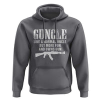 Funny Uncle Hoodie Guncle Like A Normal Uncle But More Fun - Wonder Print Shop