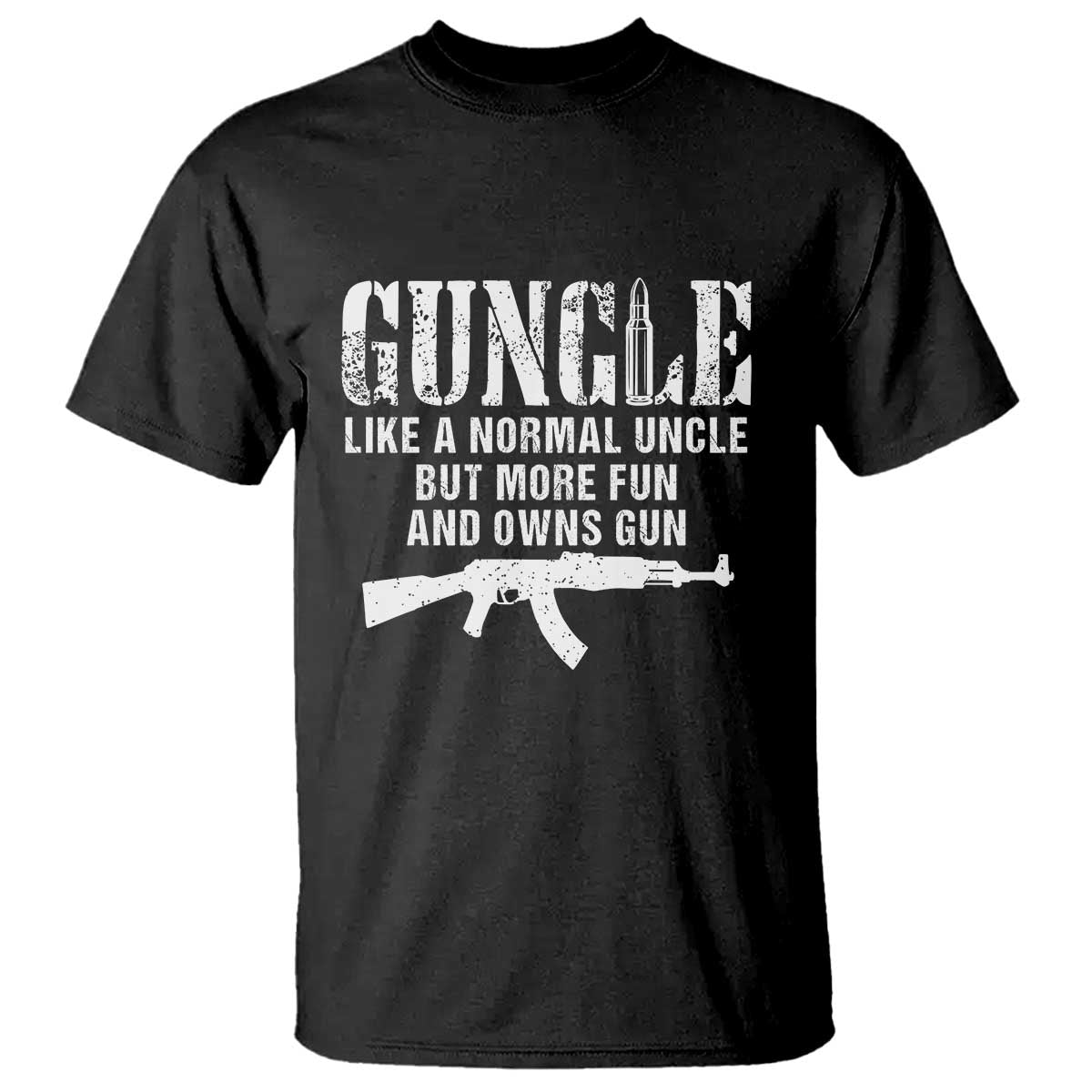 Funny Uncle T Shirt Guncle Like A Normal Uncle But More Fun - Wonder Print Shop