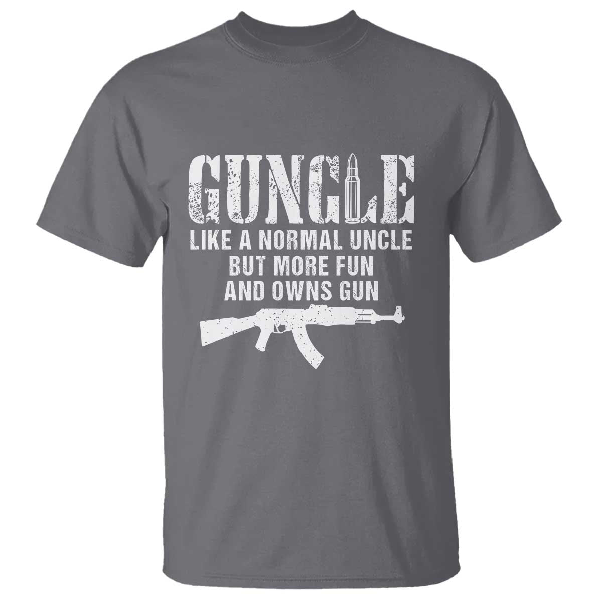 Funny Uncle T Shirt Guncle Like A Normal Uncle But More Fun - Wonder Print Shop
