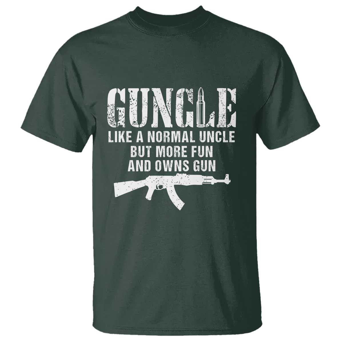 Funny Uncle T Shirt Guncle Like A Normal Uncle But More Fun - Wonder Print Shop