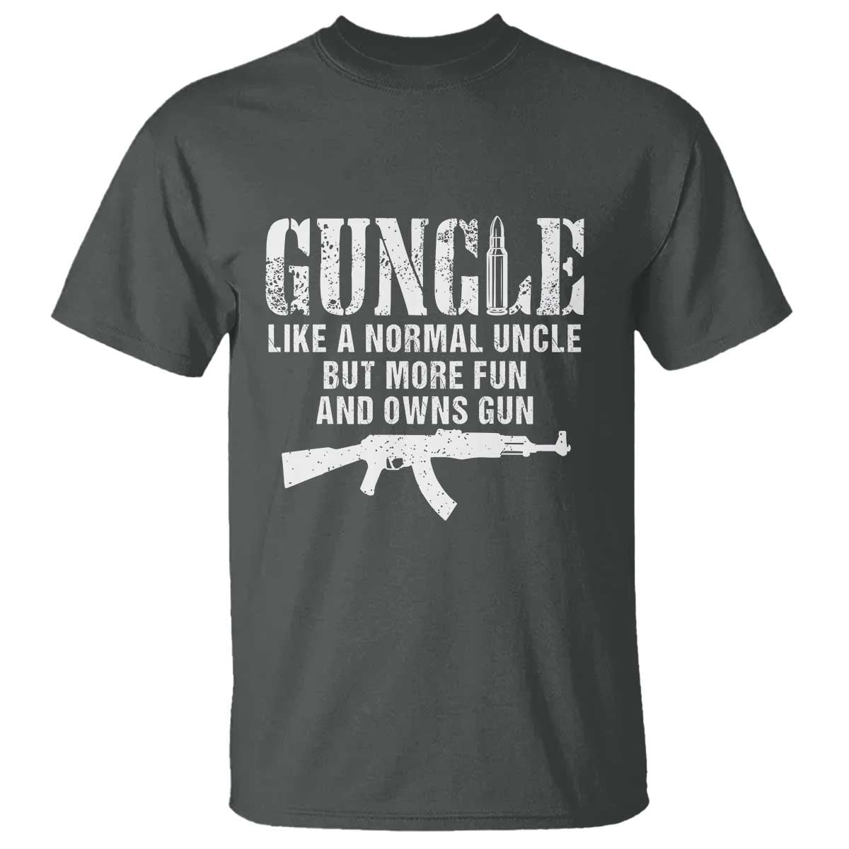 Funny Uncle T Shirt Guncle Like A Normal Uncle But More Fun - Wonder Print Shop