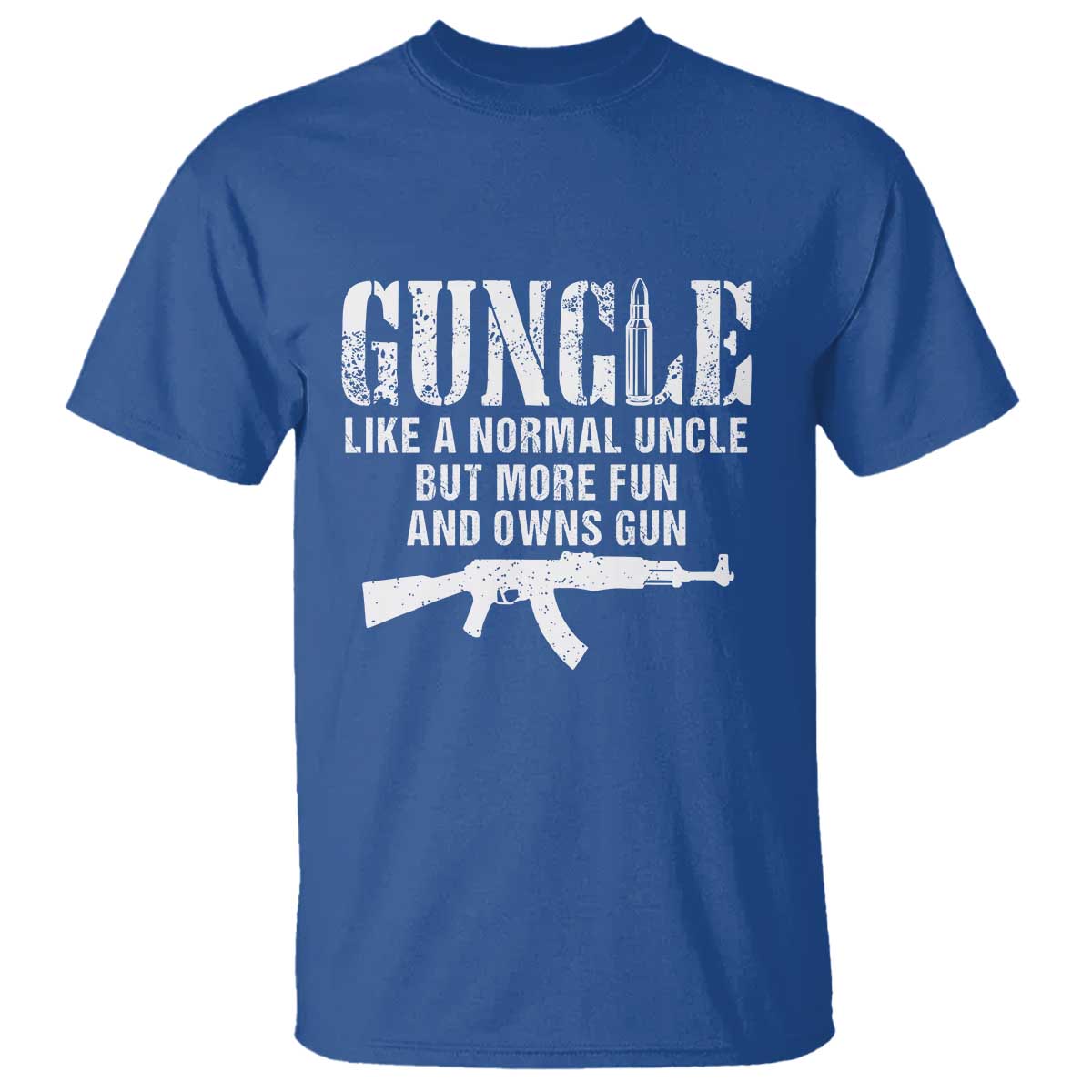 Funny Uncle T Shirt Guncle Like A Normal Uncle But More Fun - Wonder Print Shop