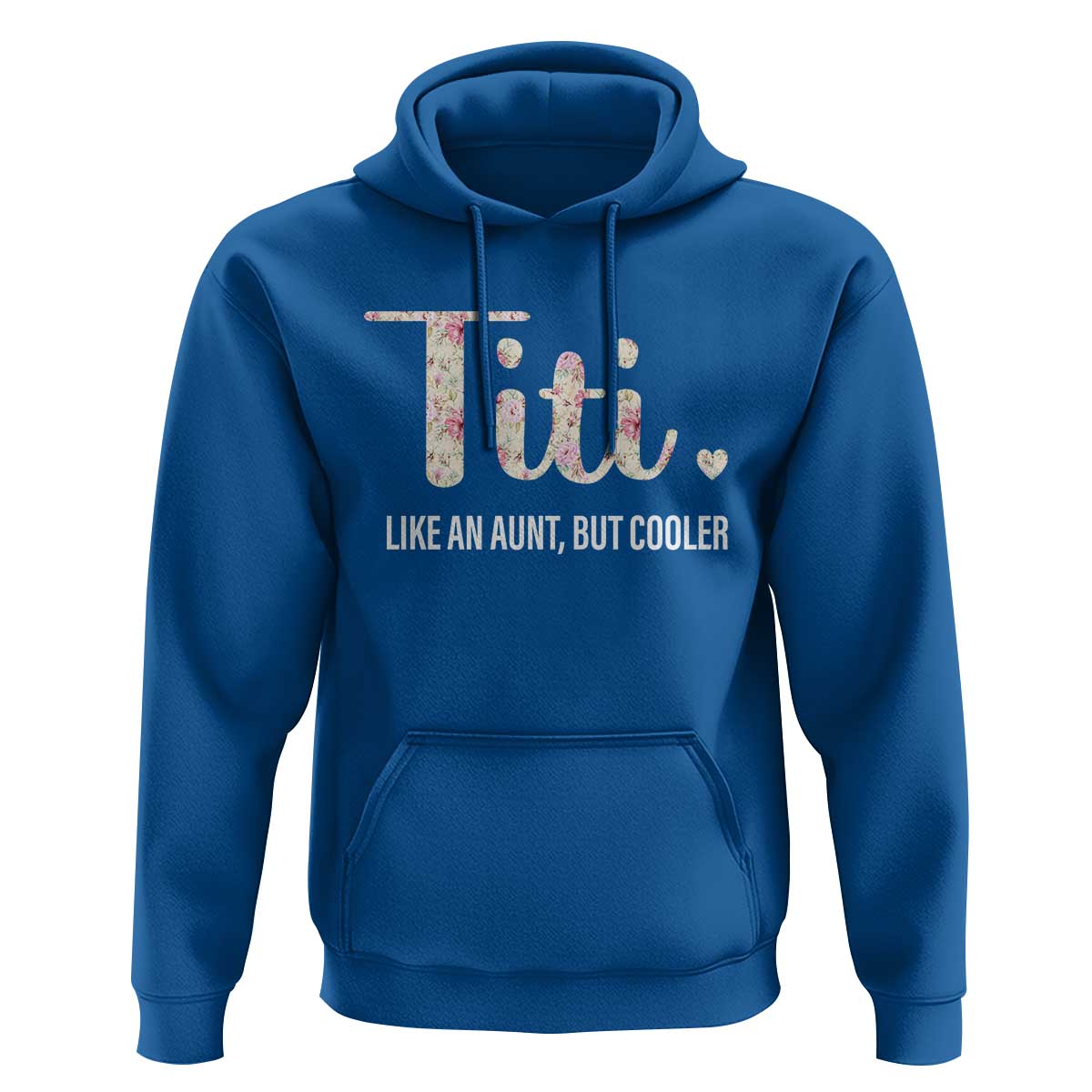 Funny Auntie Hoodie Like An Aunt But Cooler Flower - Wonder Print Shop