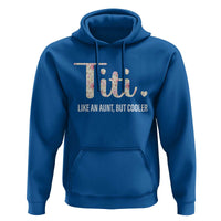 Funny Auntie Hoodie Like An Aunt But Cooler Flower - Wonder Print Shop
