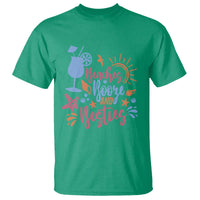 Funny Girls Trip T Shirt Beaches Booze And Besties Seashell Cocktail - Wonder Print Shop