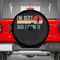 Funny I Am Sexy And I Mow It Spare Tire Cover Gardening Lawn Mower Fathers Day - Wonder Print Shop