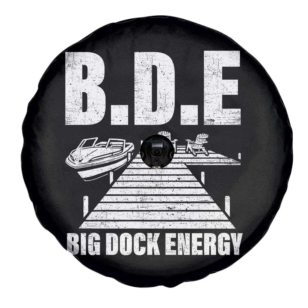 Funny BDE Big Dock Energy Spare Tire Cover Lake And Boating Lover - Wonder Print Shop