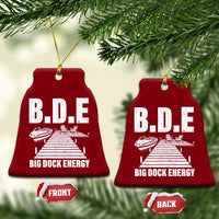 Funny BDE Big Dock Energy Ceramic Ornament Lake And Boating Lover - Wonder Print Shop