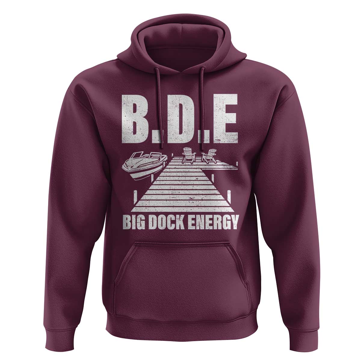 Funny BDE Big Dock Energy Hoodie Lake And Boating Lover - Wonder Print Shop