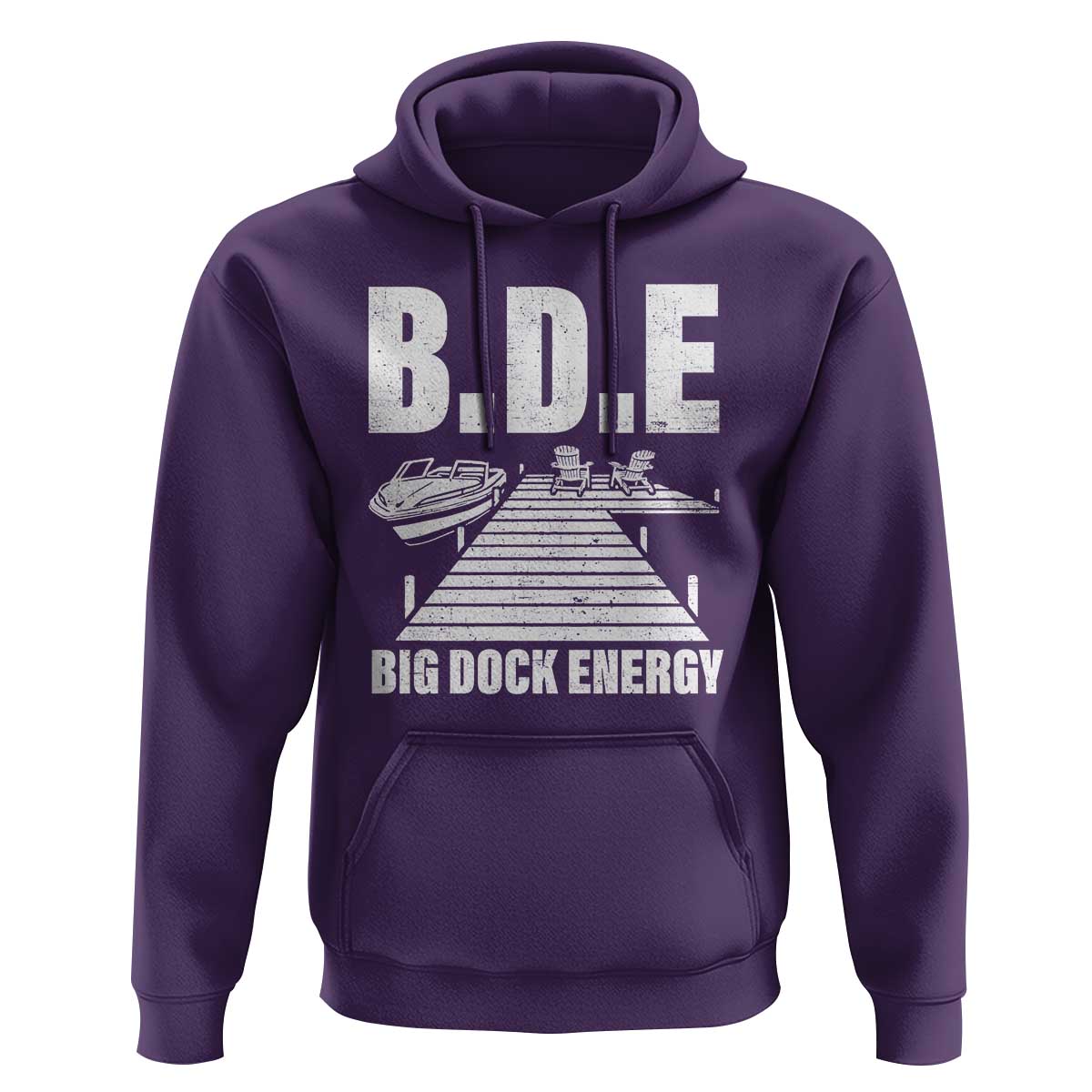 Funny BDE Big Dock Energy Hoodie Lake And Boating Lover - Wonder Print Shop