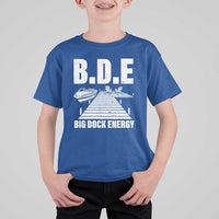 Funny BDE Big Dock Energy T Shirt For Kid Lake And Boating Lover - Wonder Print Shop