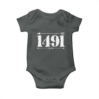 Proud Native American 1491 Indigenous People Day Baby Onesie - Wonder Print Shop