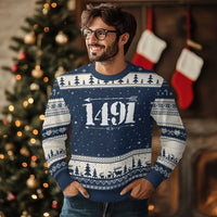 Proud Native American 1491 Indigenous People Day Ugly Christmas Sweater - Wonder Print Shop