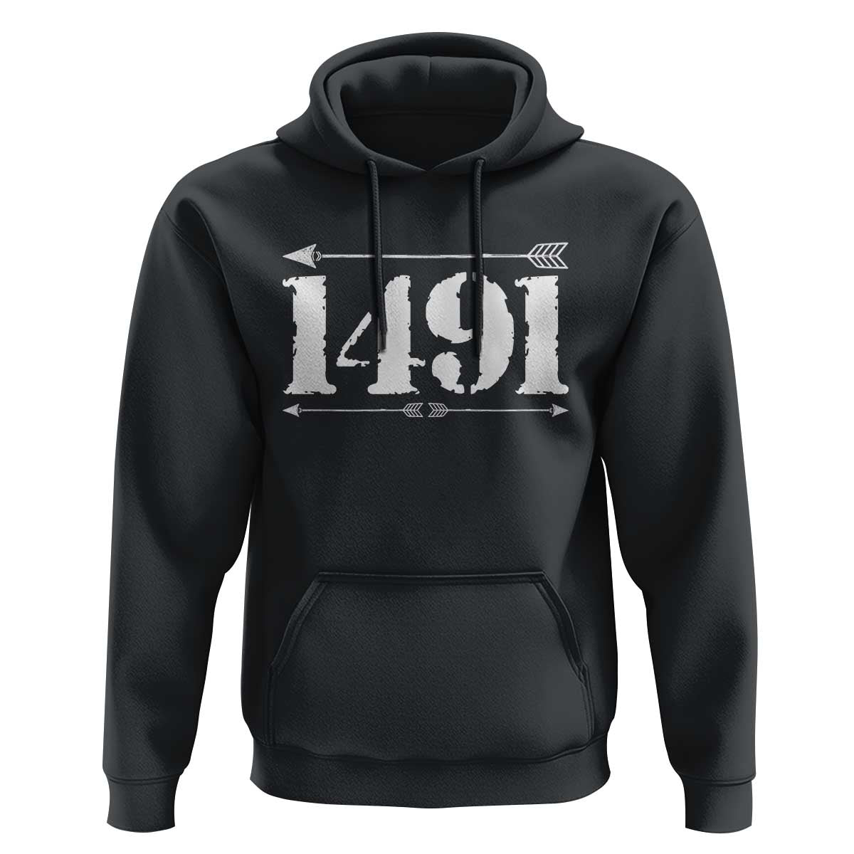 Proud Native American 1491 Indigenous People Day Hoodie - Wonder Print Shop