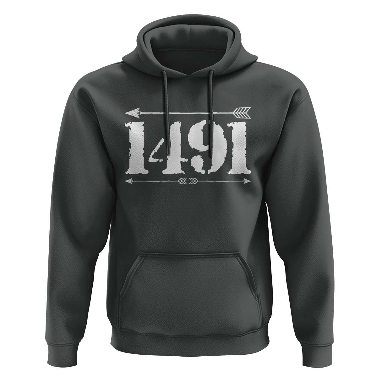 Proud Native American 1491 Indigenous People Day Hoodie - Wonder Print Shop
