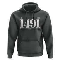Proud Native American 1491 Indigenous People Day Hoodie - Wonder Print Shop