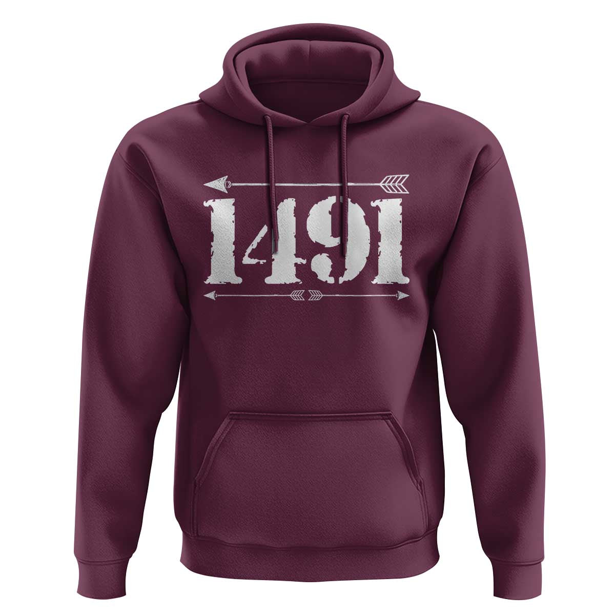 Proud Native American 1491 Indigenous People Day Hoodie - Wonder Print Shop