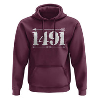 Proud Native American 1491 Indigenous People Day Hoodie - Wonder Print Shop