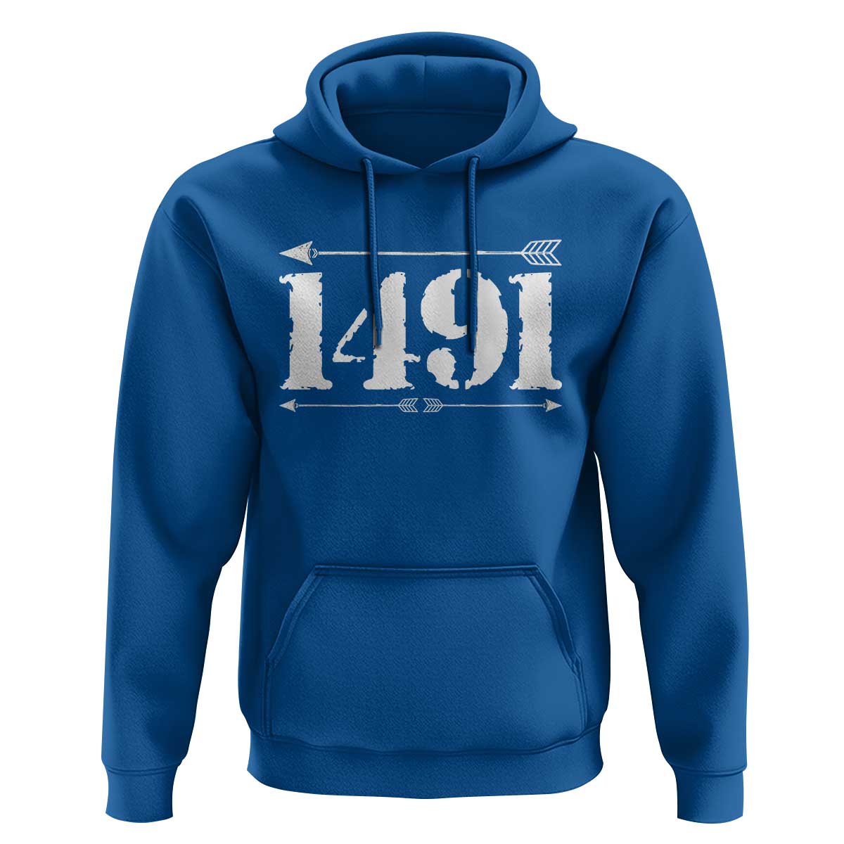 Proud Native American 1491 Indigenous People Day Hoodie - Wonder Print Shop