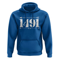 Proud Native American 1491 Indigenous People Day Hoodie - Wonder Print Shop