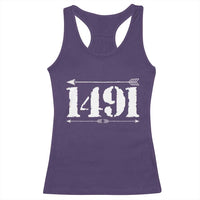 Proud Native American 1491 Indigenous People Day Racerback Tank Top - Wonder Print Shop