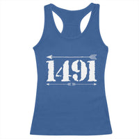 Proud Native American 1491 Indigenous People Day Racerback Tank Top - Wonder Print Shop