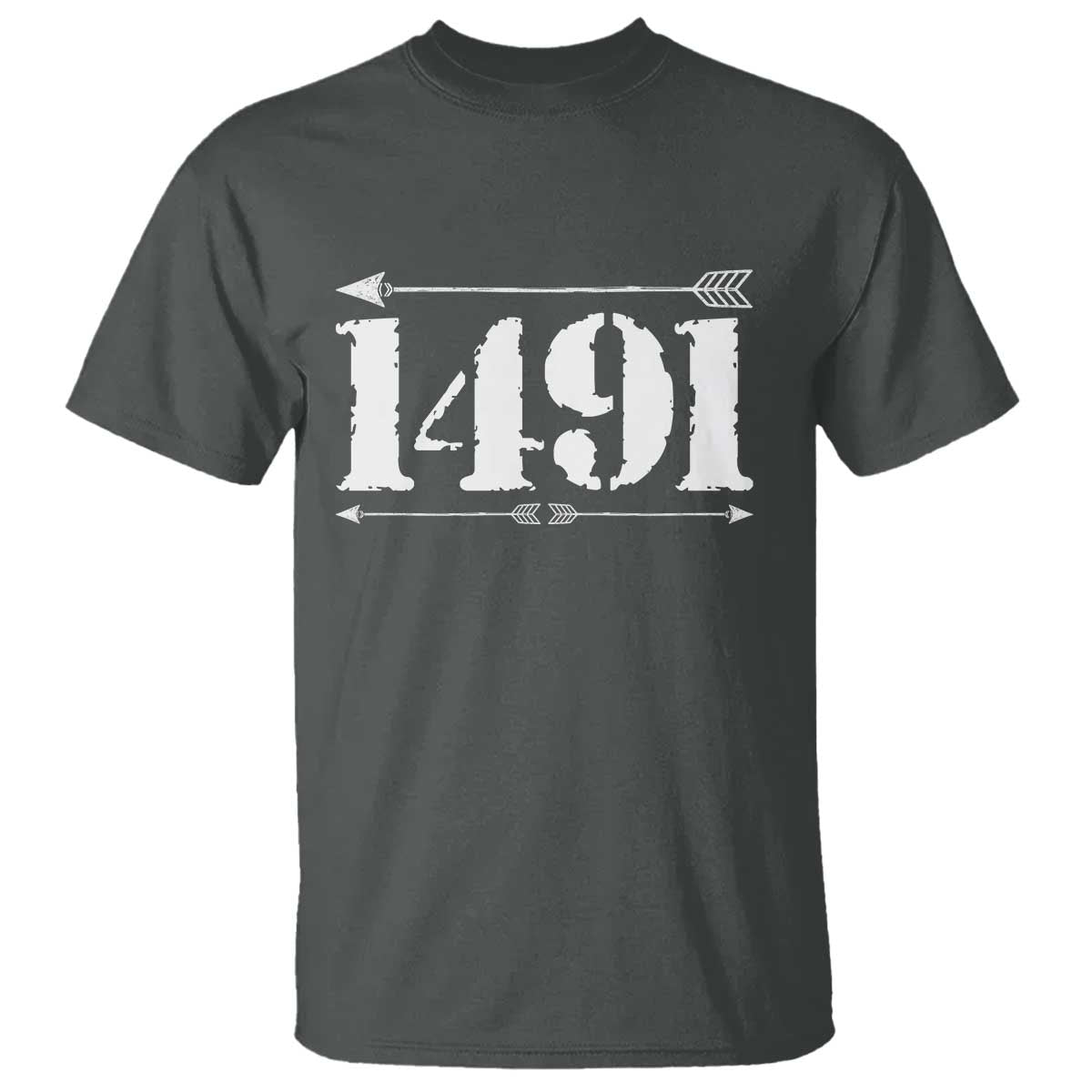 Proud Native American 1491 Indigenous People Day T Shirt - Wonder Print Shop