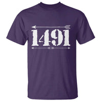 Proud Native American 1491 Indigenous People Day T Shirt - Wonder Print Shop
