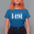 Proud Native American 1491 Indigenous People Day T Shirt For Women - Wonder Print Shop