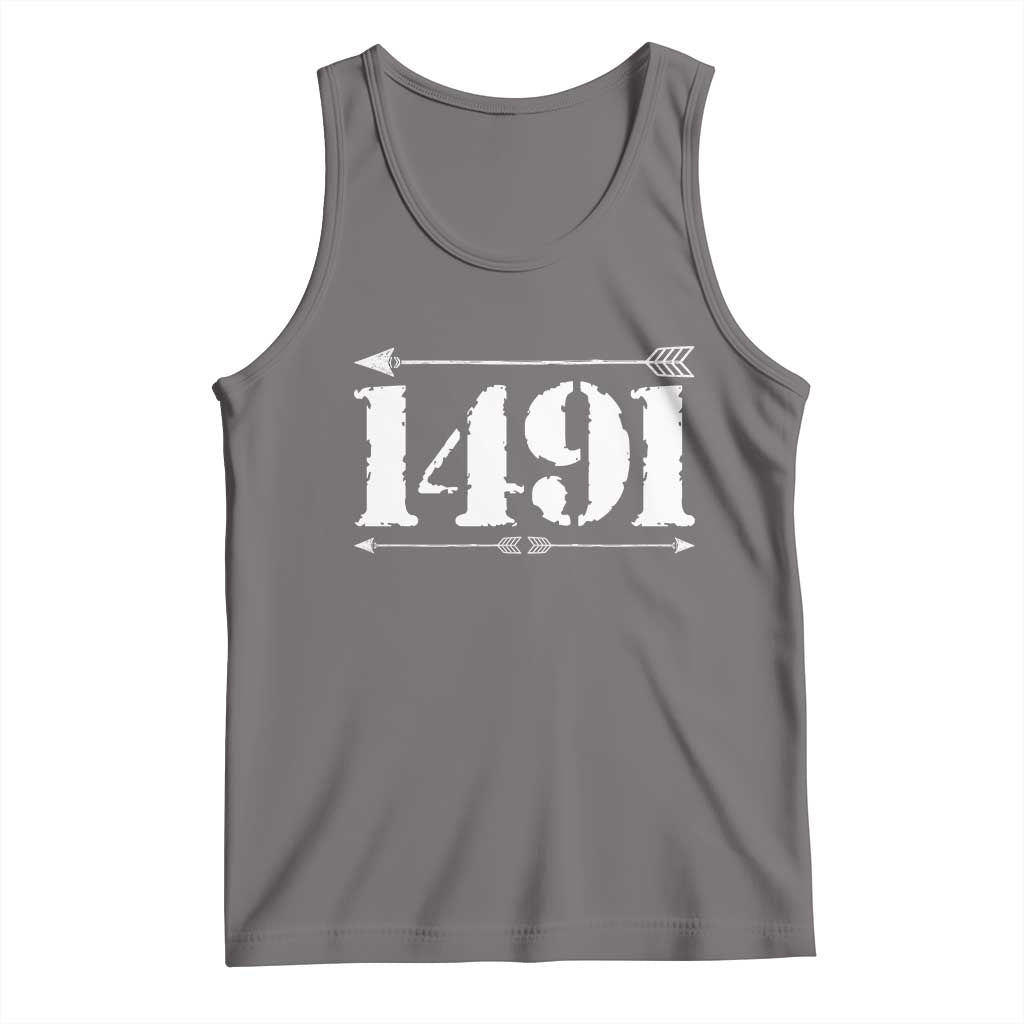 Proud Native American 1491 Indigenous People Day Tank Top - Wonder Print Shop