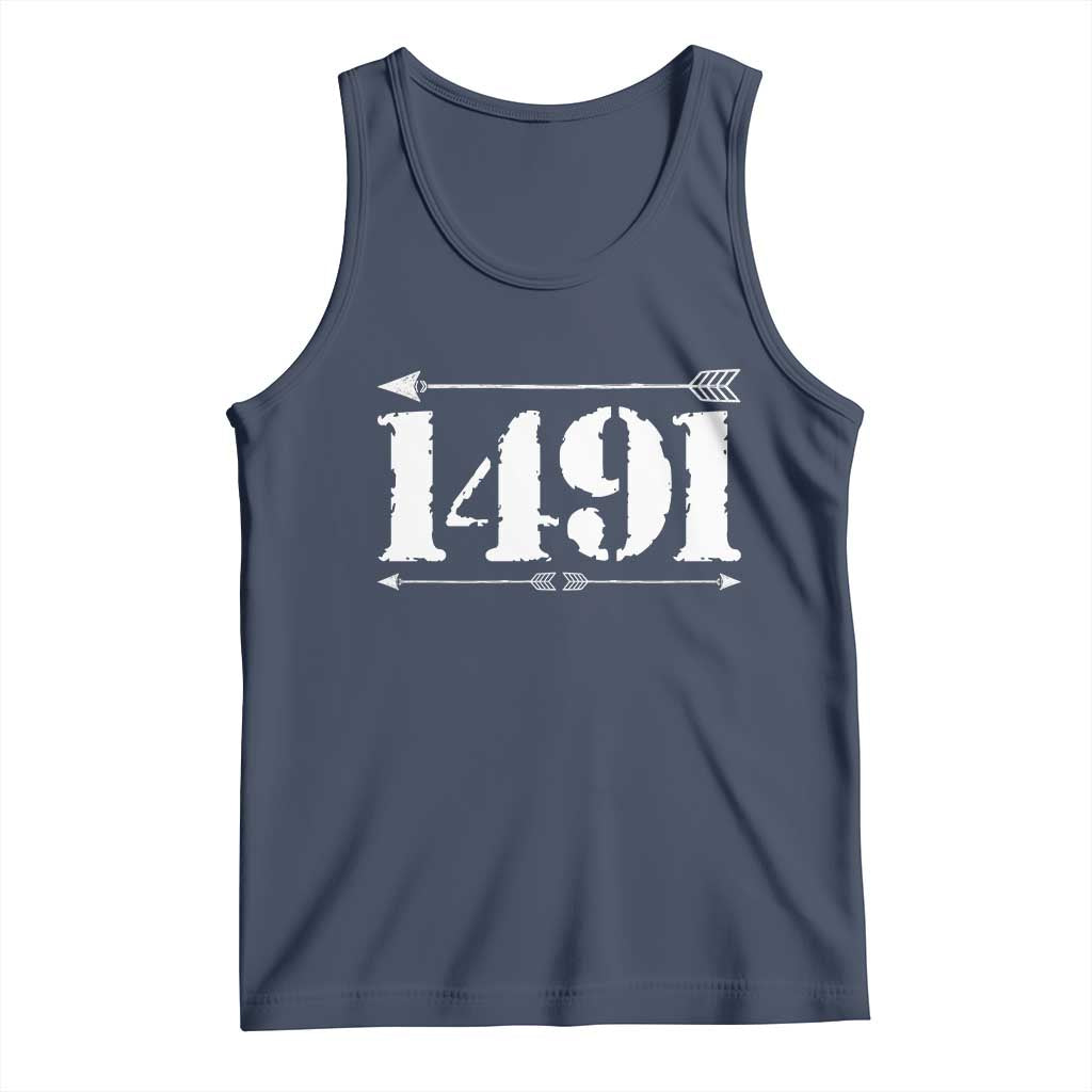Proud Native American 1491 Indigenous People Day Tank Top - Wonder Print Shop