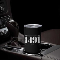 Proud Native American 1491 Indigenous People Day Tumbler Cup - Wonder Print Shop