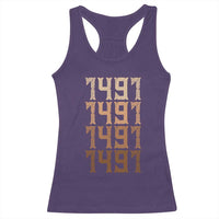 Proud Native American 1491 Pre Columbus Indigenous People Day Racerback Tank Top - Wonder Print Shop