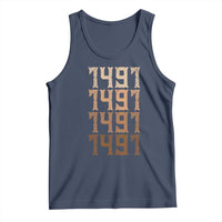 Proud Native American 1491 Pre Columbus Indigenous People Day Tank Top - Wonder Print Shop