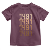 Proud Native American 1491 Pre Columbus Indigenous People Day Toddler T Shirt - Wonder Print Shop
