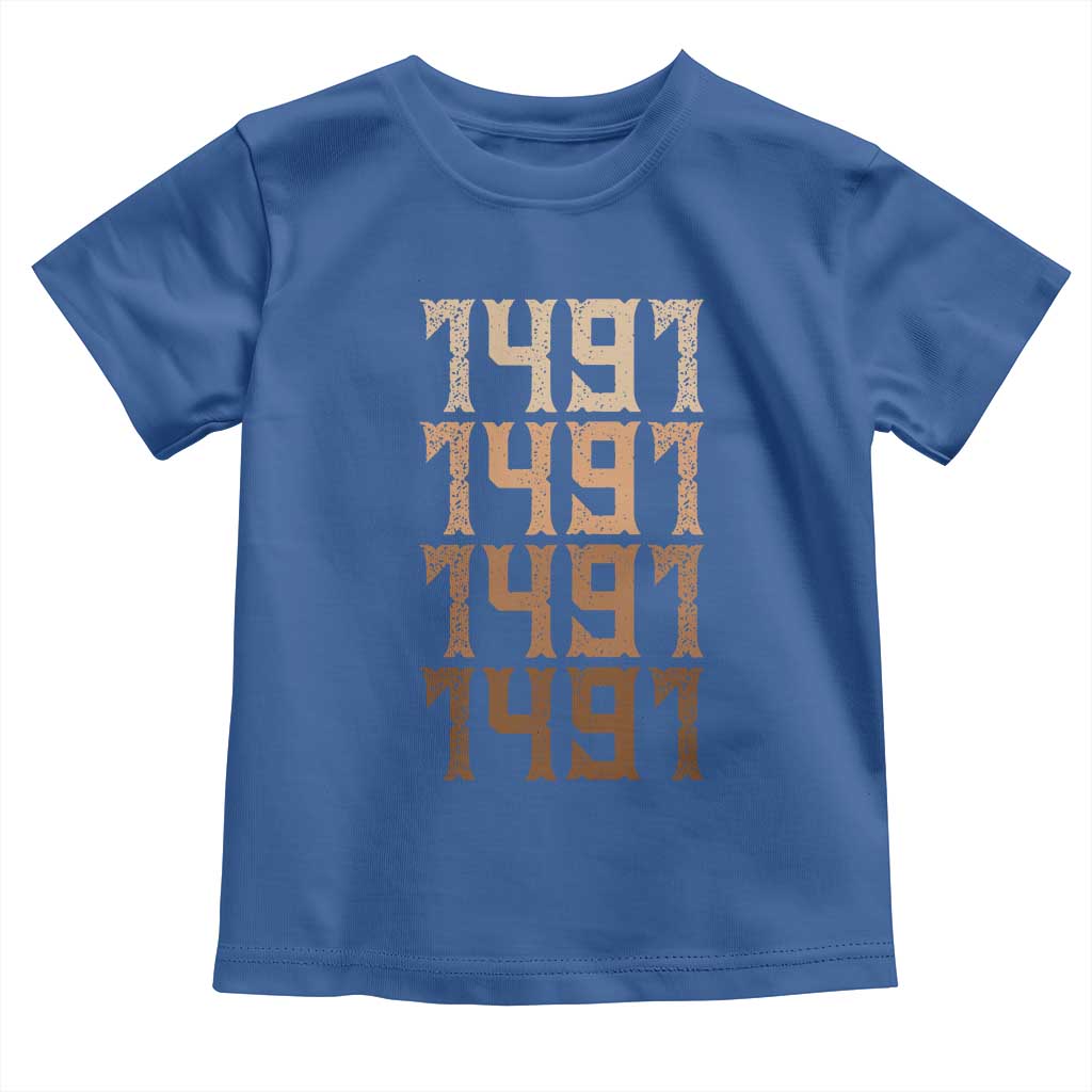 Proud Native American 1491 Pre Columbus Indigenous People Day Toddler T Shirt - Wonder Print Shop