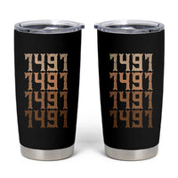 Proud Native American 1491 Pre Columbus Indigenous People Day Tumbler Cup - Wonder Print Shop