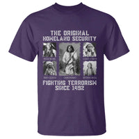 The Original Homeland Security Fighting Terrorism Since 1492 T Shirt Native American - Wonder Print Shop