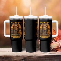 Sitting Bull Tumbler With Handle If We Must Die We Die Defending Our Rights Native Pride