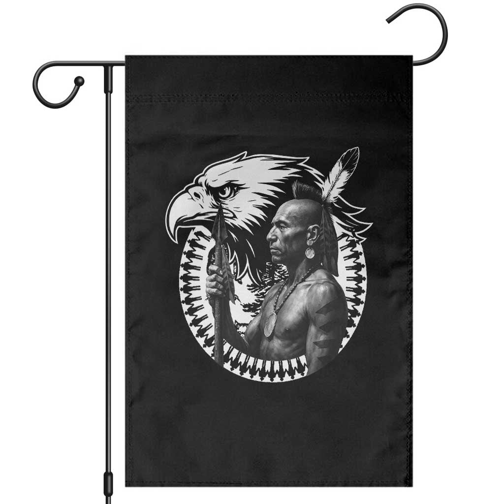 Mohawk Warrior Tribe Garden Flag Native American Haudenosaunee Pride Vintage Eagle - Wonder Print Shop