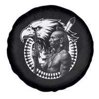 Mohawk Warrior Tribe Spare Tire Cover Native American Haudenosaunee Pride Vintage Eagle - Wonder Print Shop