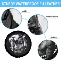 Mohawk Warrior Tribe Spare Tire Cover Native American Haudenosaunee Pride Vintage Eagle - Wonder Print Shop