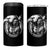 Mohawk Warrior Tribe 4 in 1 Can Cooler Tumbler Native American Haudenosaunee Pride Vintage Eagle - Wonder Print Shop
