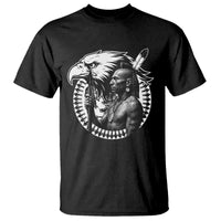 Mohawk Warrior Tribe T Shirt Native American Haudenosaunee Pride Vintage Eagle - Wonder Print Shop