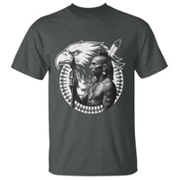 Mohawk Warrior Tribe T Shirt Native American Haudenosaunee Pride Vintage Eagle - Wonder Print Shop