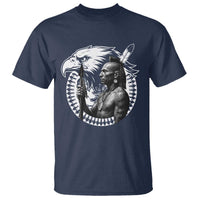 Mohawk Warrior Tribe T Shirt Native American Haudenosaunee Pride Vintage Eagle - Wonder Print Shop
