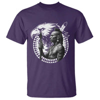 Mohawk Warrior Tribe T Shirt Native American Haudenosaunee Pride Vintage Eagle - Wonder Print Shop