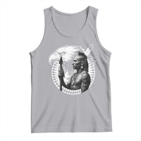 Mohawk Warrior Tribe Tank Top Native American Haudenosaunee Pride Vintage Eagle - Wonder Print Shop