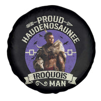 Proud Haudenosaunee Iroquois Man Spare Tire Cover Mohawk Tribe Native American - Wonder Print Shop